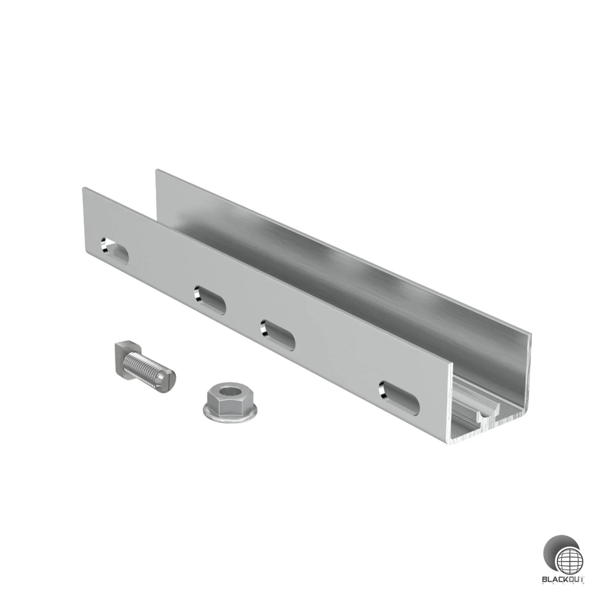 Aluminium-Schienenverbinder für die Fischer Austria SolarFish H33 AL Montageschiene. Verbindet zwei Schienen schnell und formschlüssig dank Schwalbenschwanzverbindung und Positioniernut.