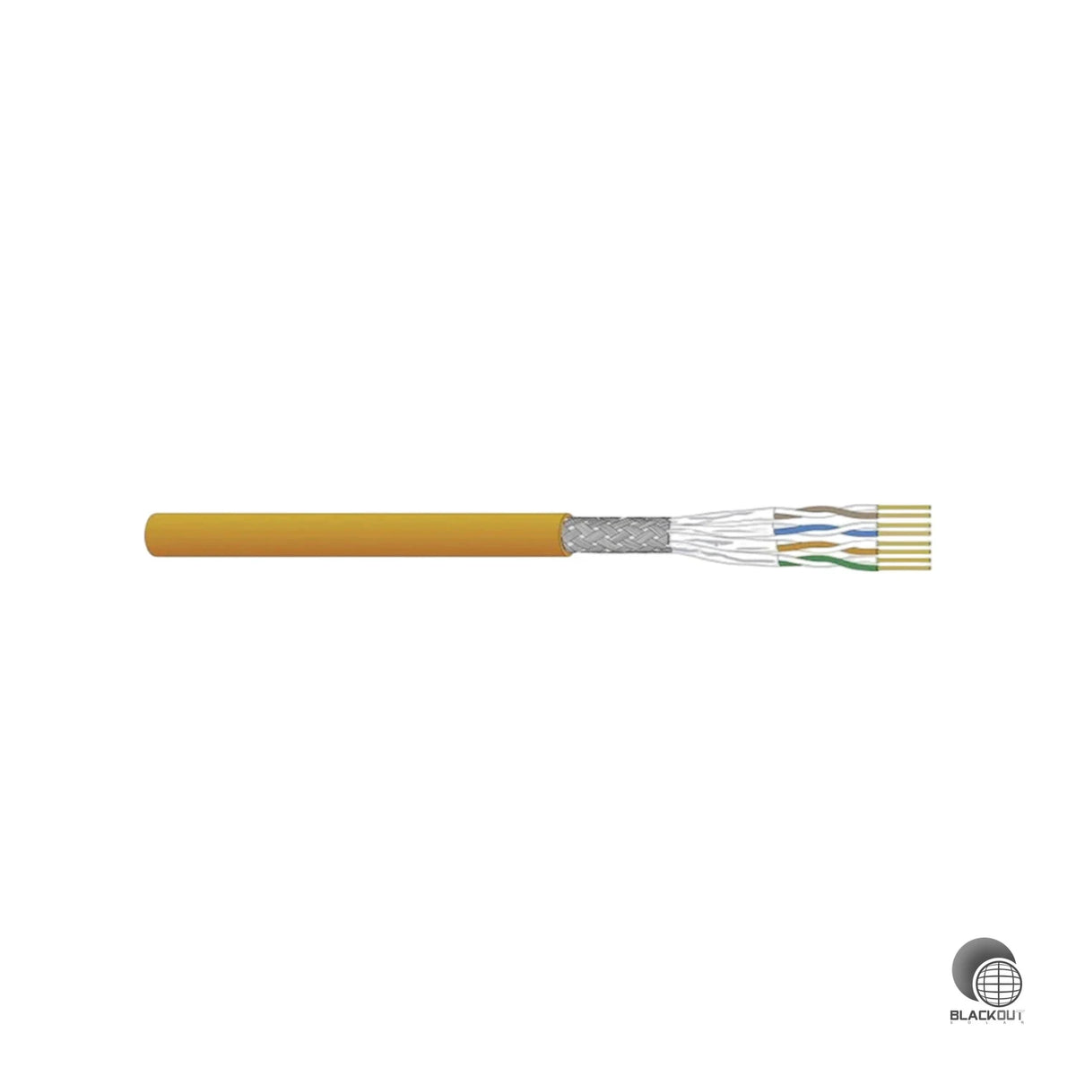 DÄTWYLER Datenkabel Kat7 S/FTP simplex 4x2xAWG23/1 LS0H orange - verschiedene Längen 1