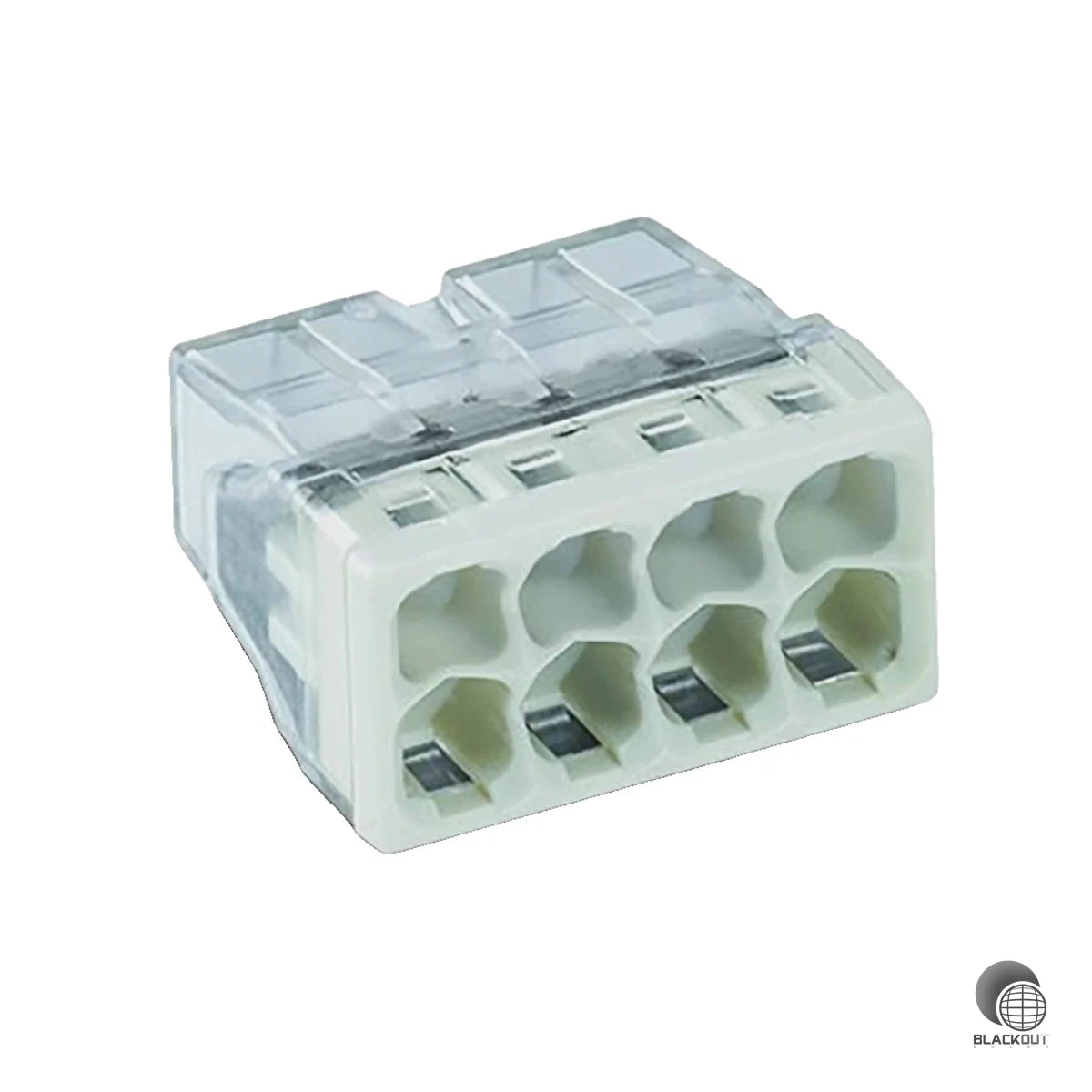 WAGO COMPACT-Verbindungsdosenklemme, für eindrähtige Leiter, max. 2,5mm², transparent 1