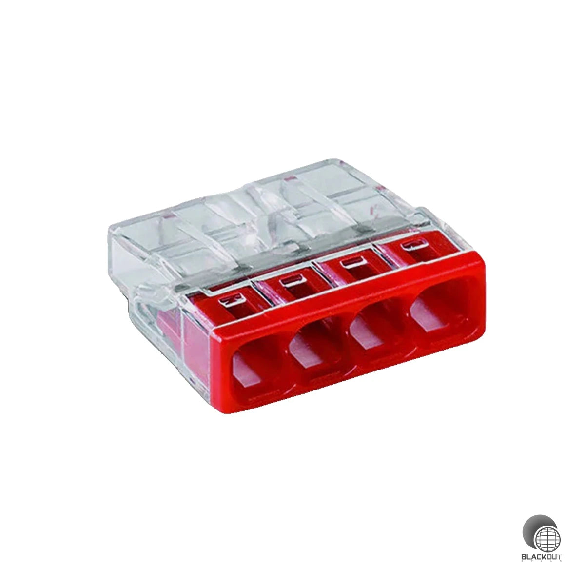 WAGO COMPACT-Verbindungsdosenklemme, für eindrähtige Leiter, max. 2,5mm², transparent 1