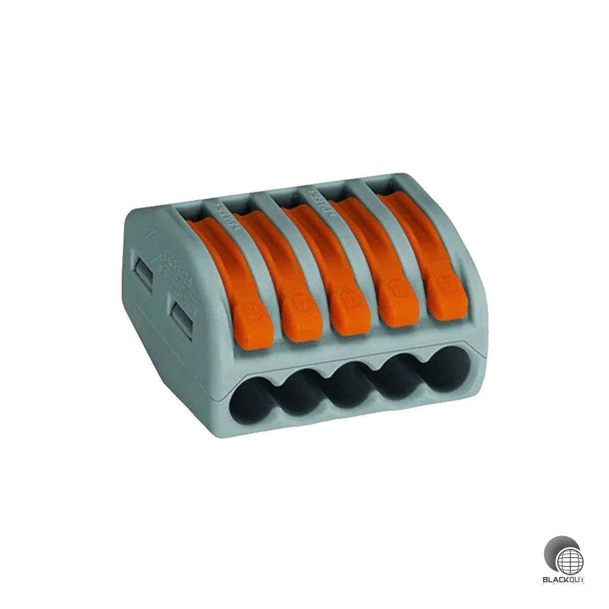 WAGO CLASSIC-Verbindungsklemme, für alle Leiterarten, max. 4mm², grau 1