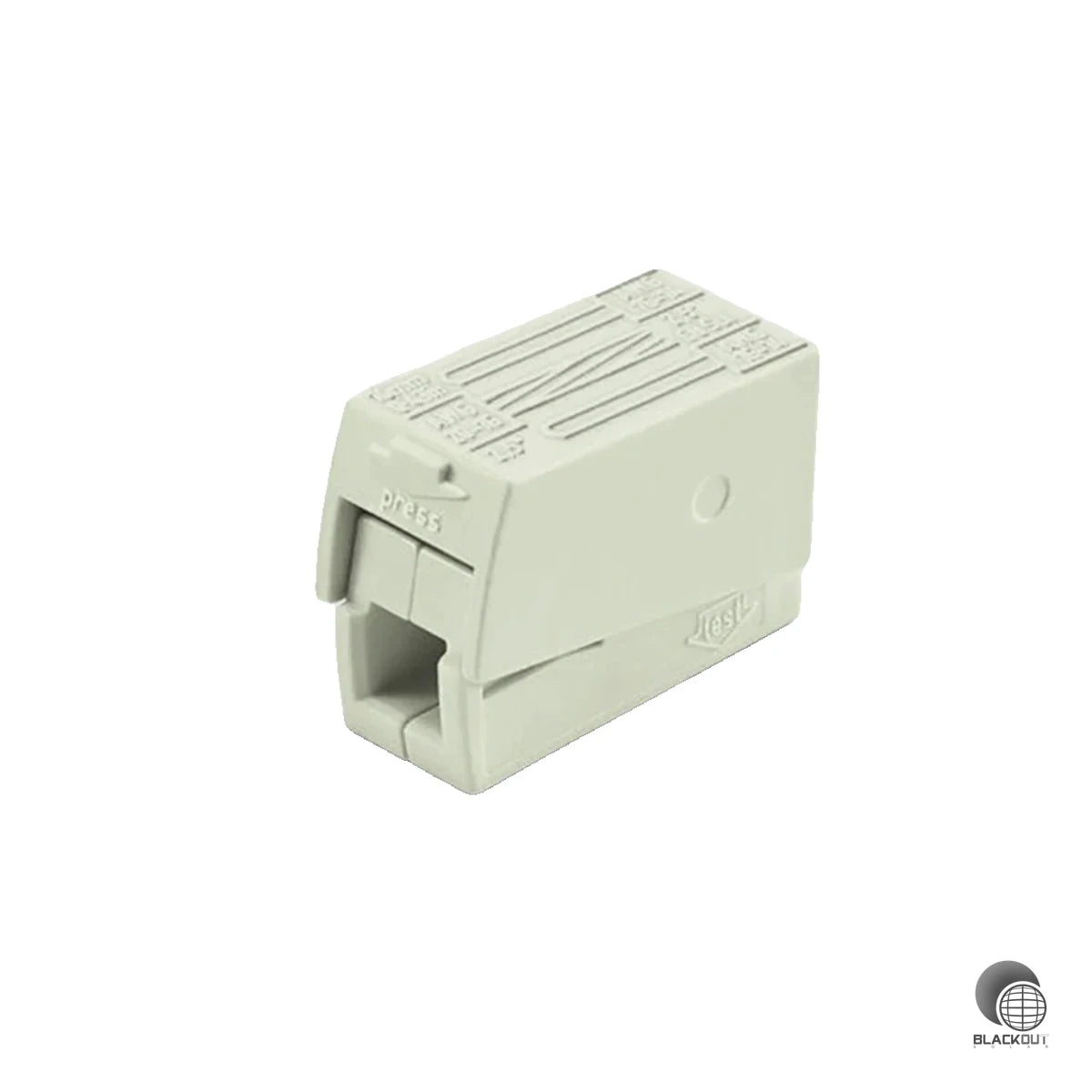 WAGO 2-Leiter-Leuchtenklemme Insta. 1-2,5mm² Leuchte. 0,5-2,5mm² 1