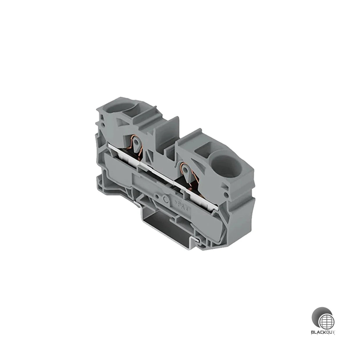 WAGO 2-Leiter-Durchgangsklemme, 16mm², für Anwendungen Ex e II geeignet, grau 2