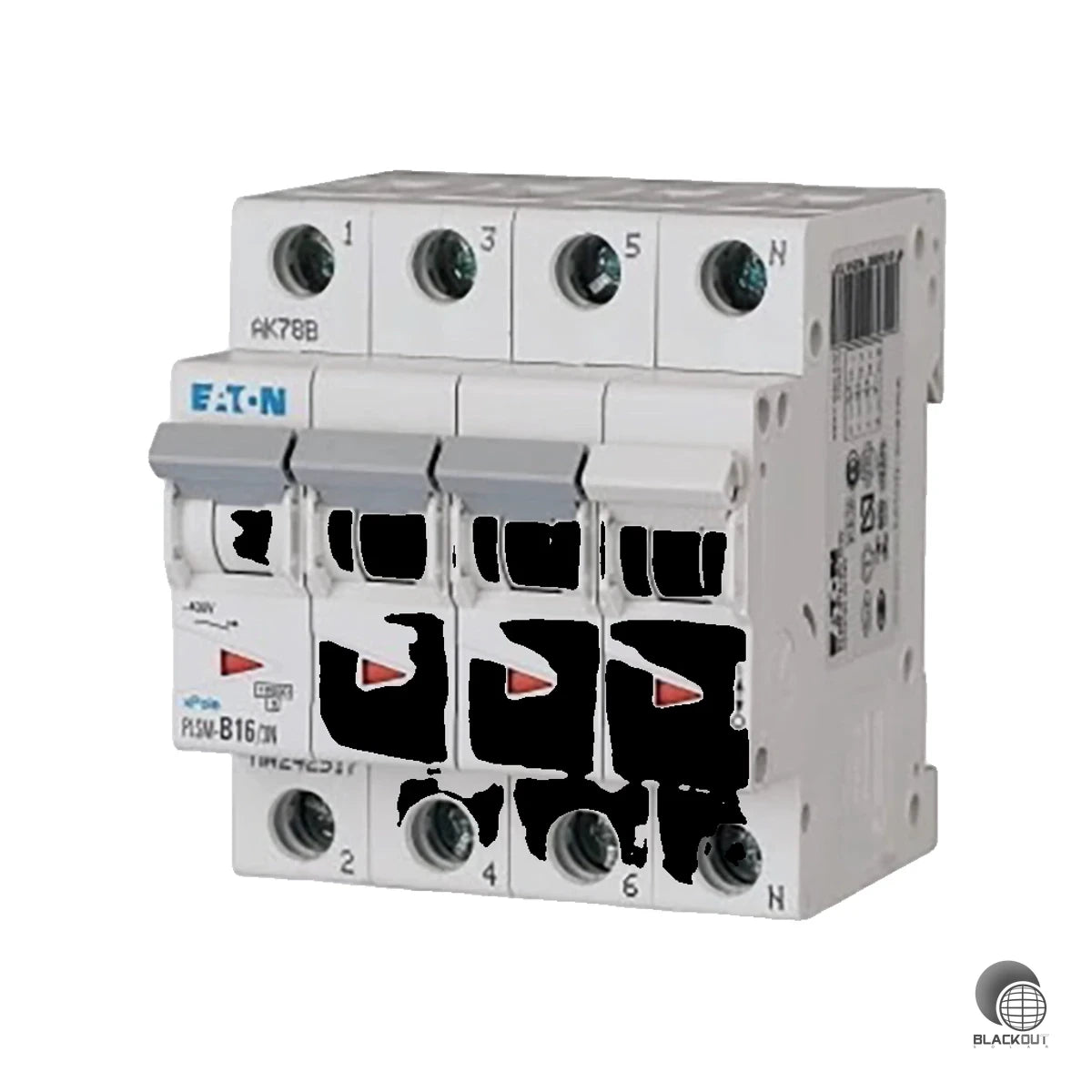 Eaton Leitungsschutzschalter, 16 A, 3p+N, Charakteristik: B 1