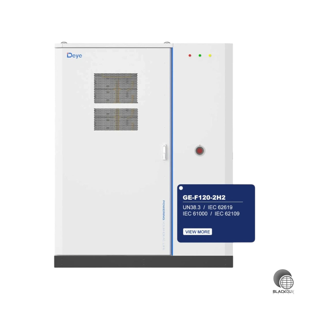 Deye GE-F120-2H2 Speicherschrank mit Klima IP55 + 50KW Deye Hybrid HV Wechselrichter 1
