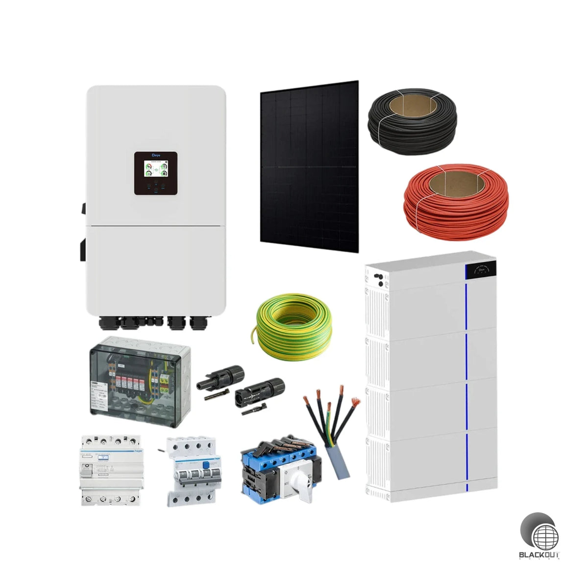 16,65 kWp Komplettanlage Deye AI-W 20,4 kWh Batteriespeicher Deye SUN-15K-SG05LP3-EU Wechselrichter 1