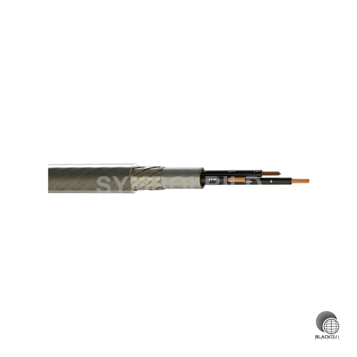 Geschirmtes Solarkabel H1Z2C4Z2-K mit 1x6 mm² Querschnitt und 6 mm² Abschirmgeflecht aus verzinntem Kupfer. Halogenfrei, UV-beständig und für die direkte Verlegung ohne Schutzverrohrung nach ÖVE R11-1 zugelassen.