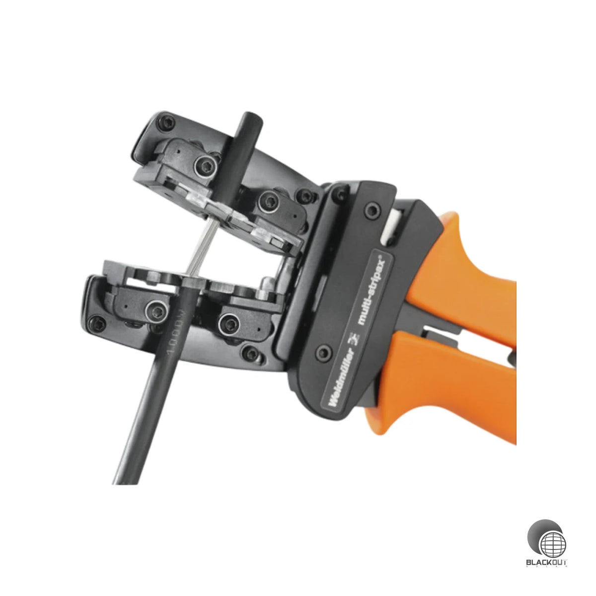 Professionelles Abisolier- und Schneidwerkzeug speziell für Photovoltaik-Leitungen mit automatischer Selbsteinstellung für Querschnitte von 4 bis 10 mm².