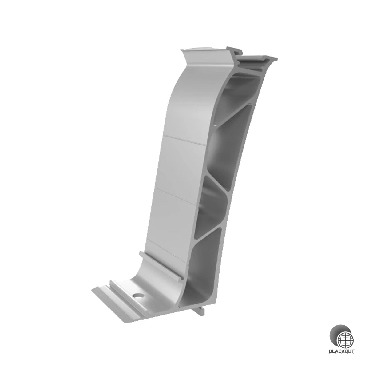 Präzisionsbauteil für die K2 Systems Dome 6.10 Modulaufständerung — verbindet zuverlässig und flexibel in verschiedenen Montagevarianten. Gefertigt aus robustem Aluminium EN AW-6063 T66.