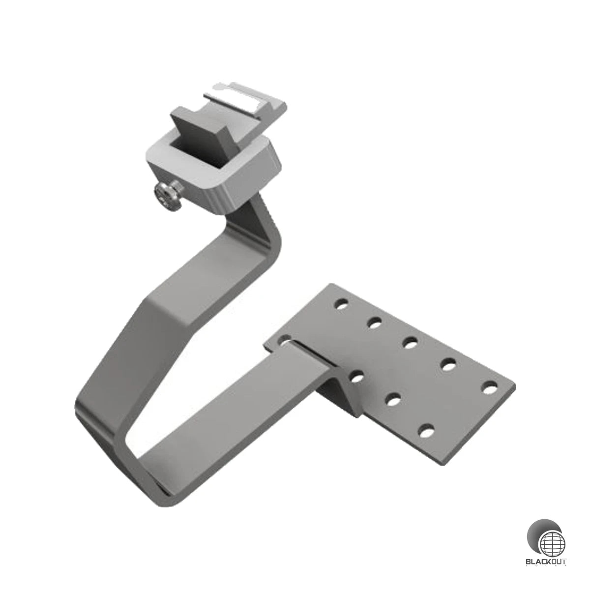 Zuverlässiger Edelstahl-Dachhaken für Ziegeldächer mit 45 mm Dachlattenhöhe — passend für alle gängigen Schneelastzonen und schnell zu montieren.