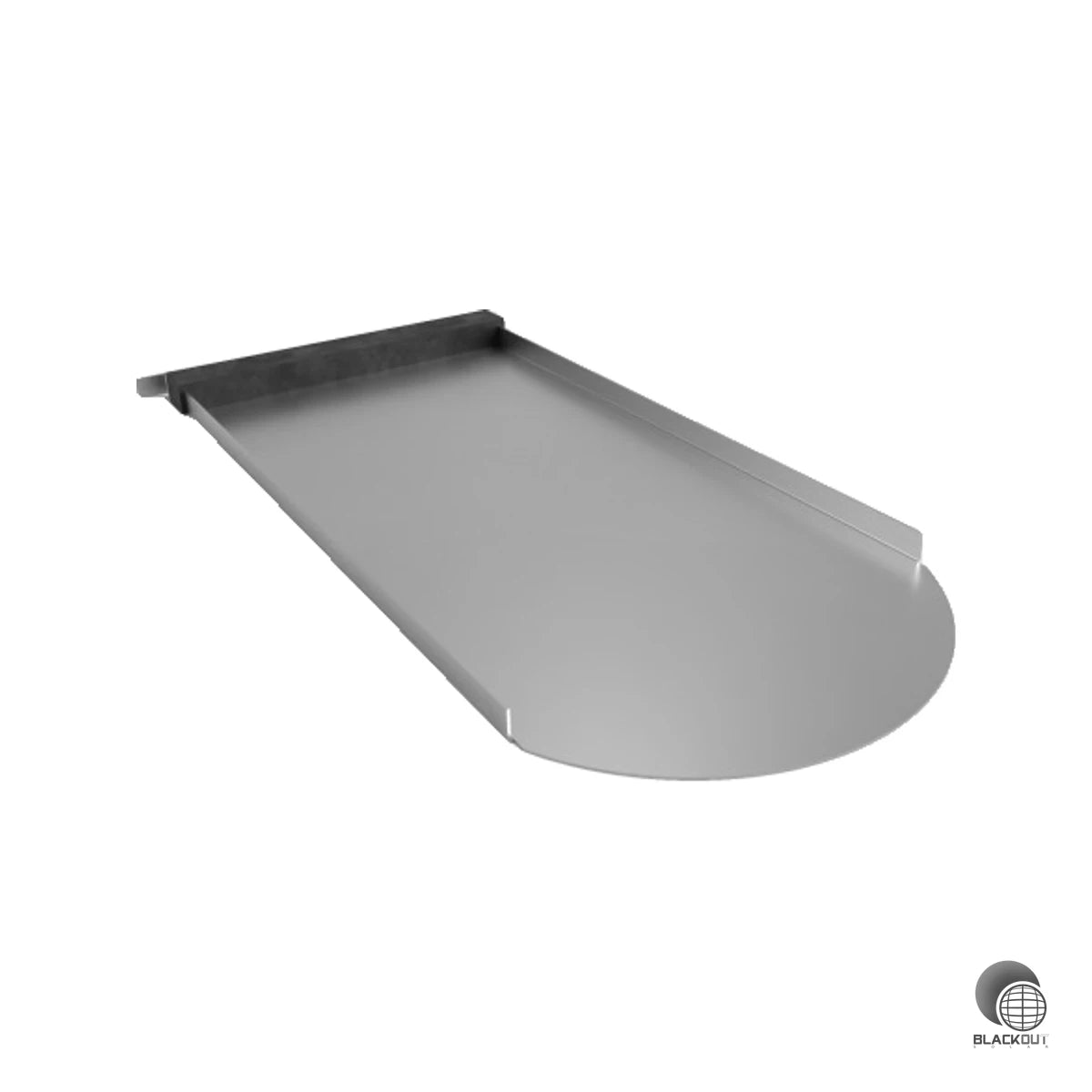 Aluminium-Blechersatzziegel für das Schletter Biberschwanz Rapid Dachhakensystem, passend für das Biberformat 180/380 mm — robust, langlebig und bewährt für hohe Schnee- und Windlasten.