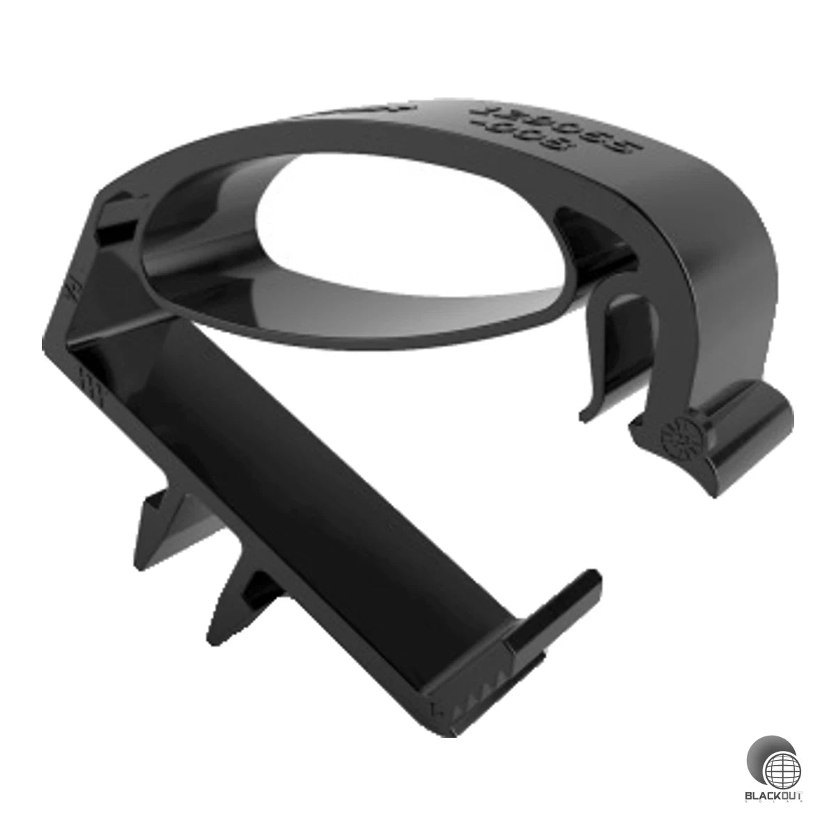 Kabelclip zur sicheren Kabelführung an Schletter-Modultragprofilen sowie Klick- oder Schraubkanälen. Gefertigt aus UV- und temperaturbeständigem Kunststoff in Schwarz.
