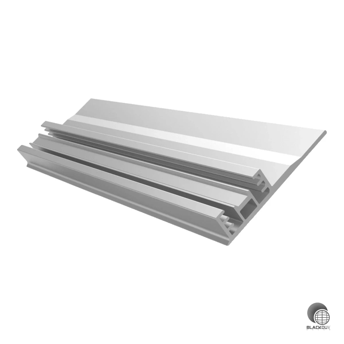 Aluminium-Grundplatte zum Einsatz eines zusätzlichen oder versetzten Auslegers des SingleHook 3S/4S zwischen zwei Sparren. Ideal bei Dachrandbereichen oder Dachhindernissen auf Schrägdächern mit Dachpfannen.