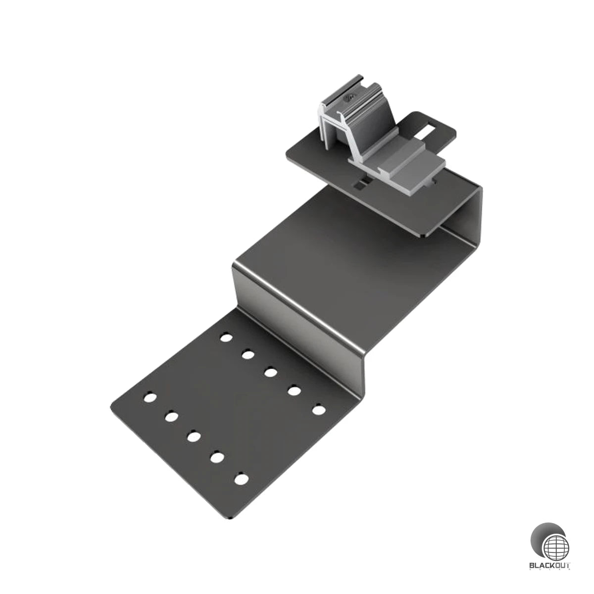 Edelstahl-Dachhaken speziell für flache Tegalit-Dachplatten — mit vormontiertem Kreuzverbinder für schnelle, werkzeugarme Montage ohne Flexen.