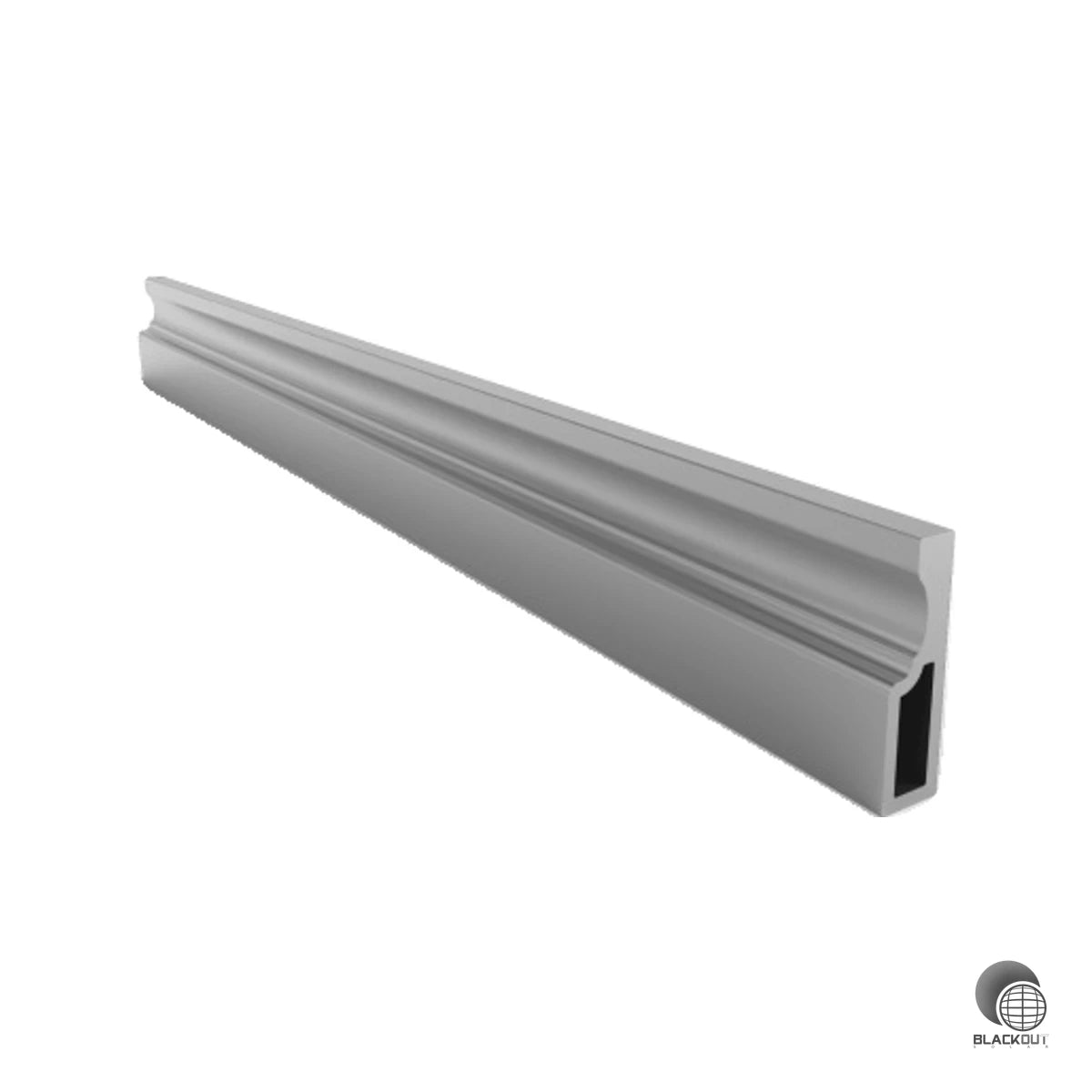 Aluminium-Innenverbinder für die stabile Verbindung von Schletter Eco 05 Modultragprofilen — präzise gefertigt für einen sicheren, spielfreien Schienenverbund.