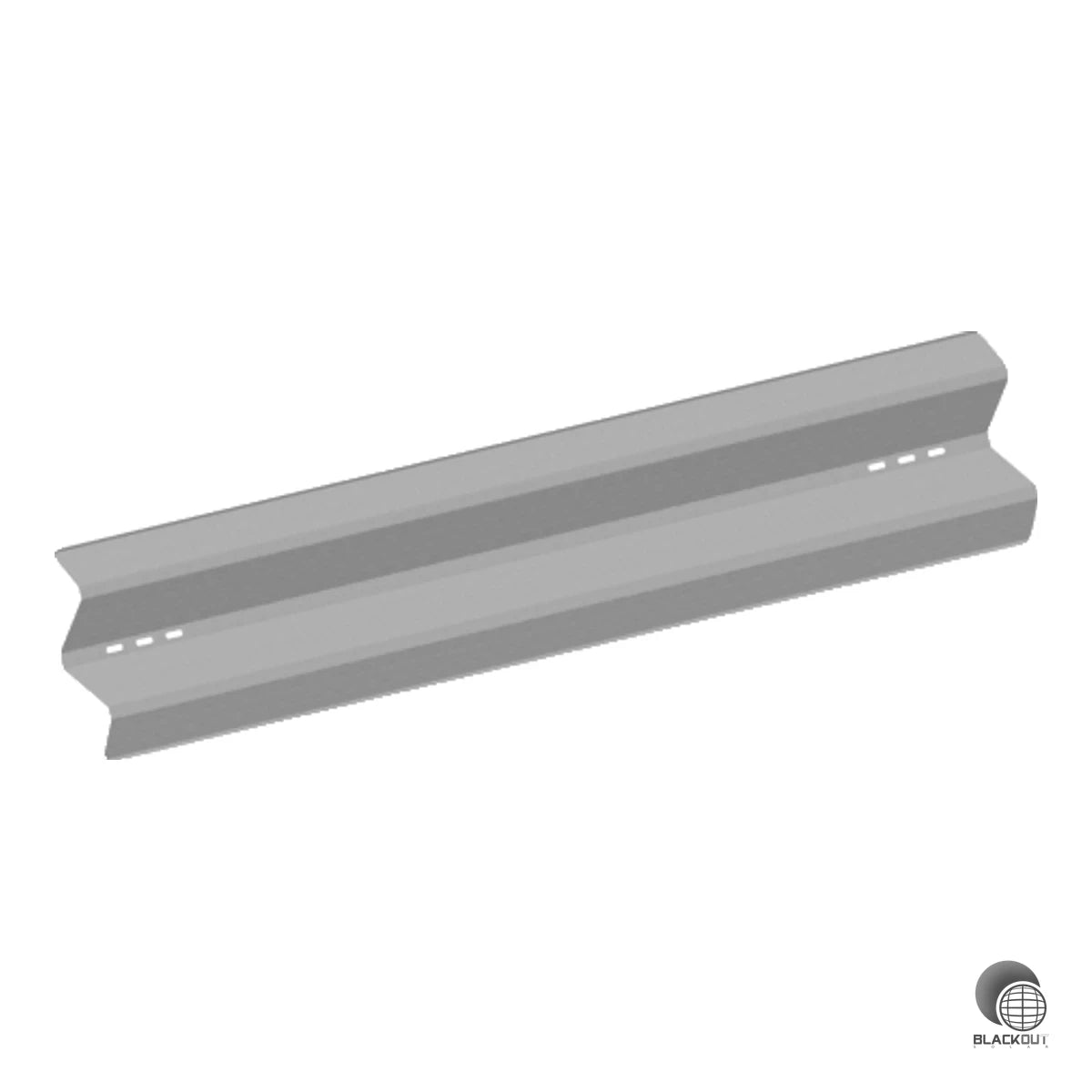 Windabweiser für das iFIX Flachdach-Montagesystem zur Reduktion des Ballastbedarfs bei PV-Modulen bis 1.780 mm Länge.