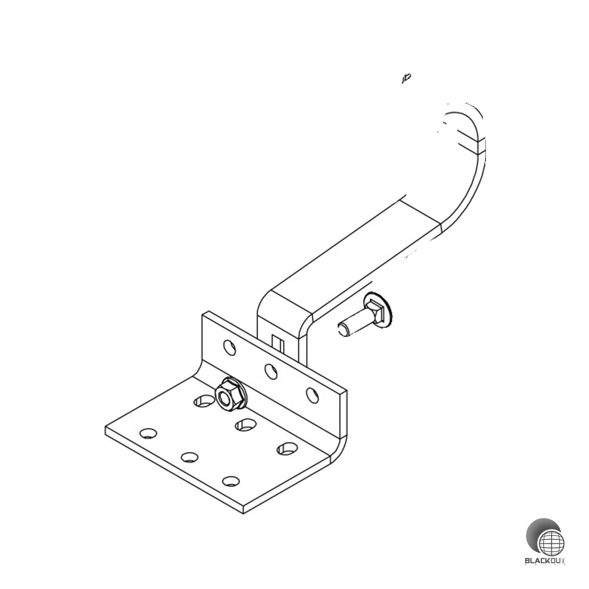 K2 Systems SingleHook Vario Dachhaken Edelstahl für Ziegeldach