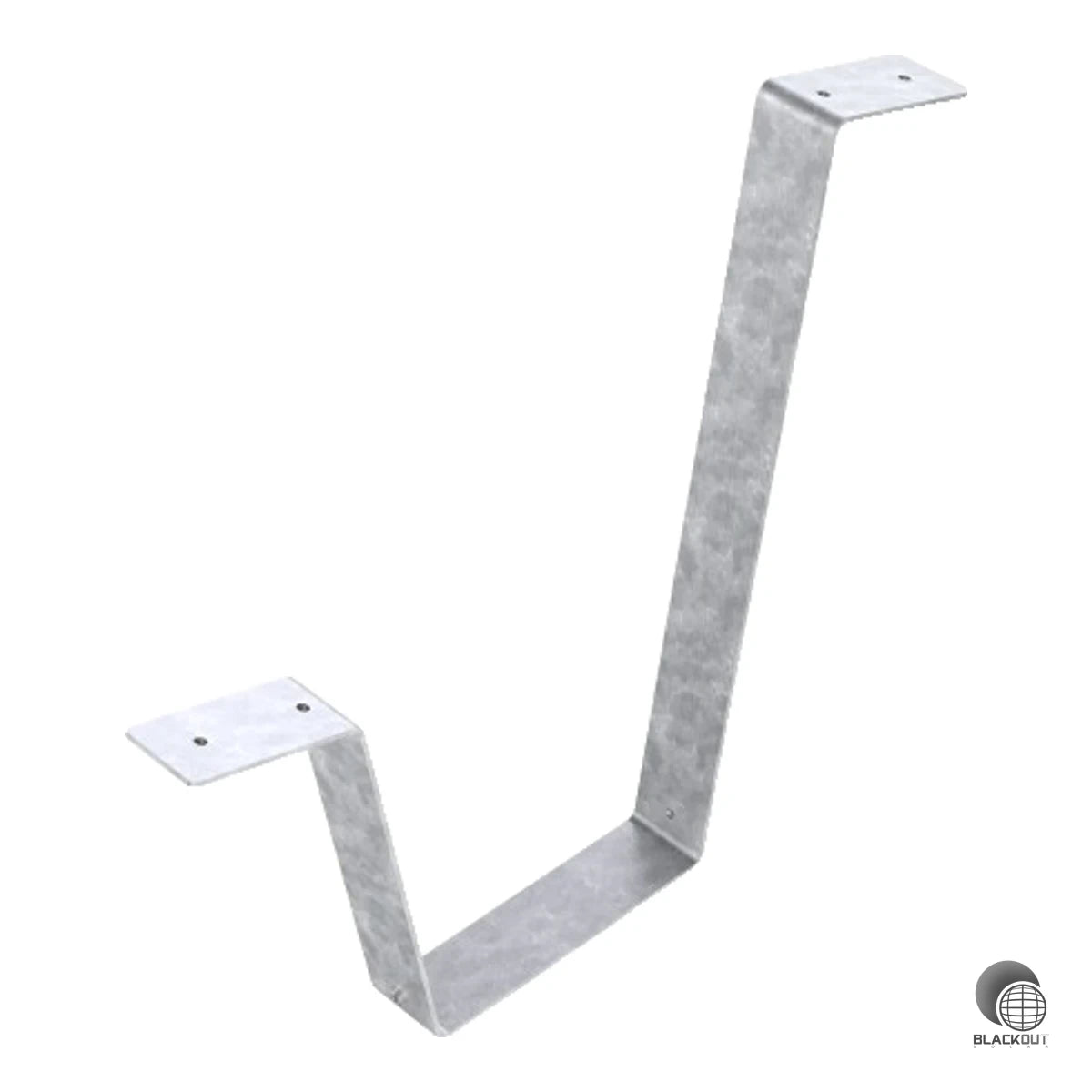 Kurzer Verbinder für das Aerocompact GS15 Flachdach-Montagesystem mit 15° Neigung. Feuerverzinkter Stahl mit 6 vormontierten Einpressmuttern für eine schnelle und sichere Montage.