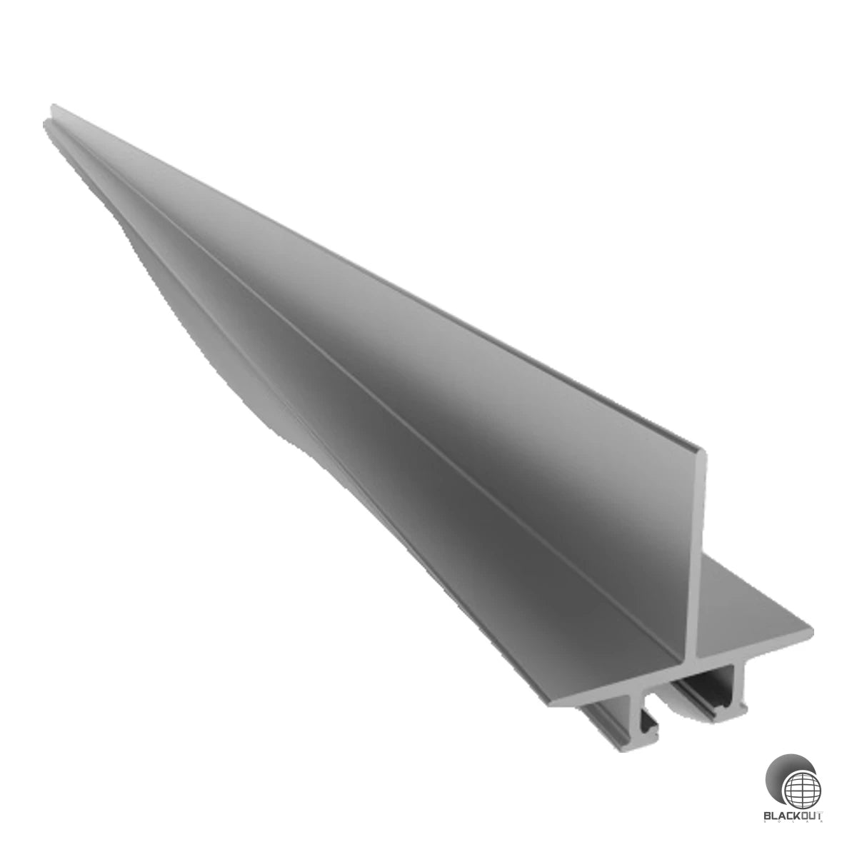 Ballastprofil zur sicheren Aufnahme von Ballastierungen im Schletter FixGrid Pro Montagesystem. Mit 2350 mm Länge ideal für Flachdach-PV-Anlagen.