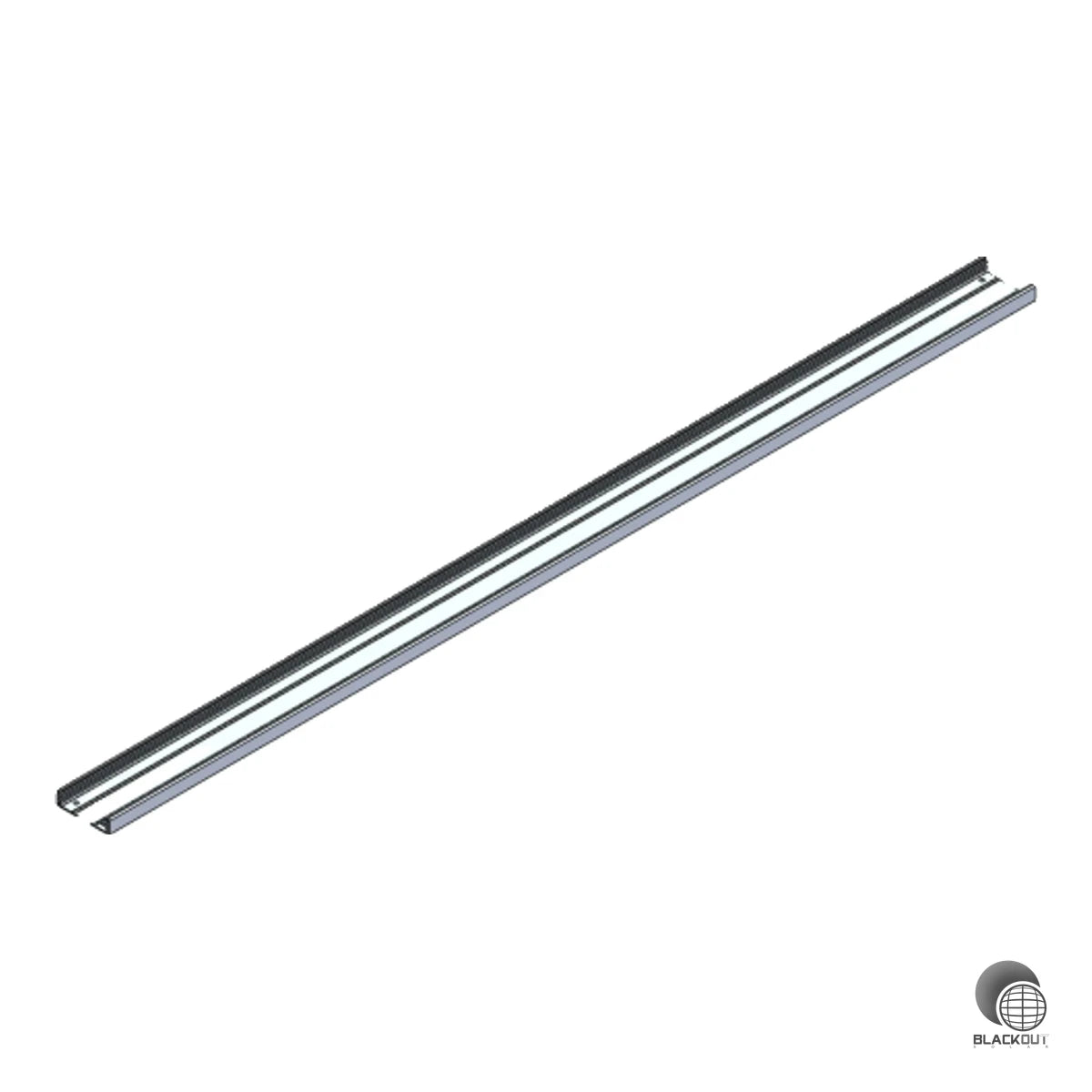 Die lange Grundplatte XM-FR-1980 von Aerocompact ermöglicht die stufenlos verstellbare Befestigung von XM-F-REPTILE Dachhaken neben dem Sparren – mit bis zu 140 mm seitlichem Versatz.