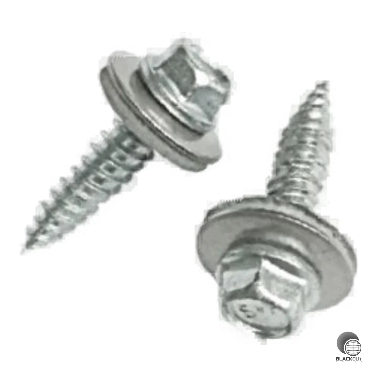 Selbstfurchende Bohrschraube aus Edelstahl mit EPDM-Dichtung (DS 16 mm) zur sicheren Befestigung von PV-Montagesystemen auf Trapezblech. Geeignet für Stahl (0,4–2,0 mm) und Aluminium (0,5–2,0 mm).
