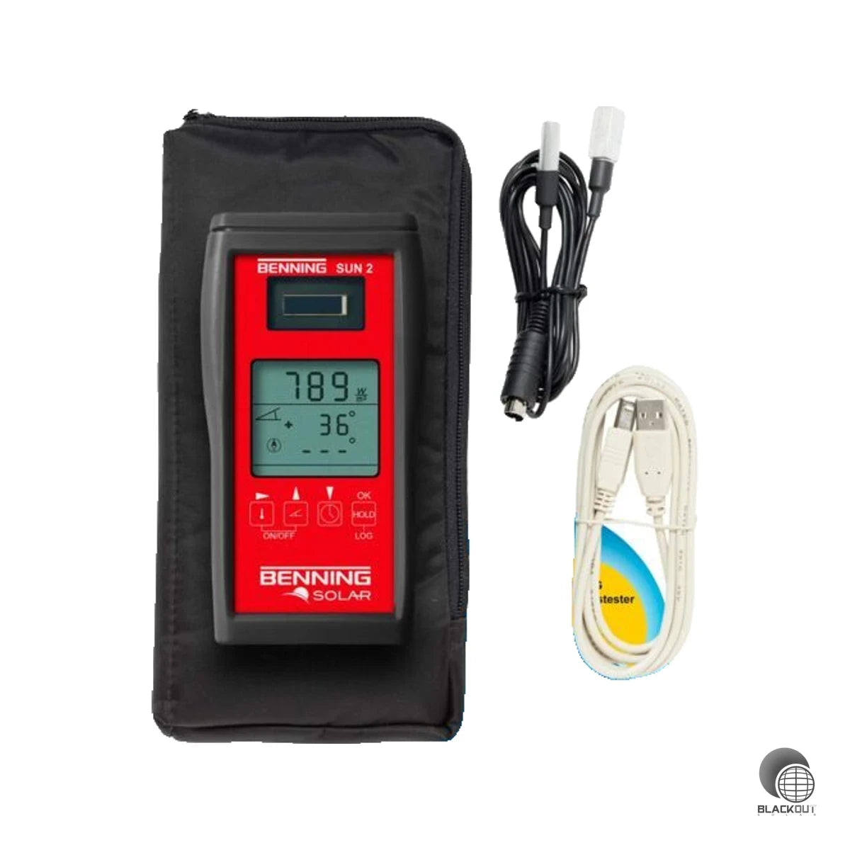 Benning SUN 2 Einstrahlungs- und Temperaturmessgerät PV