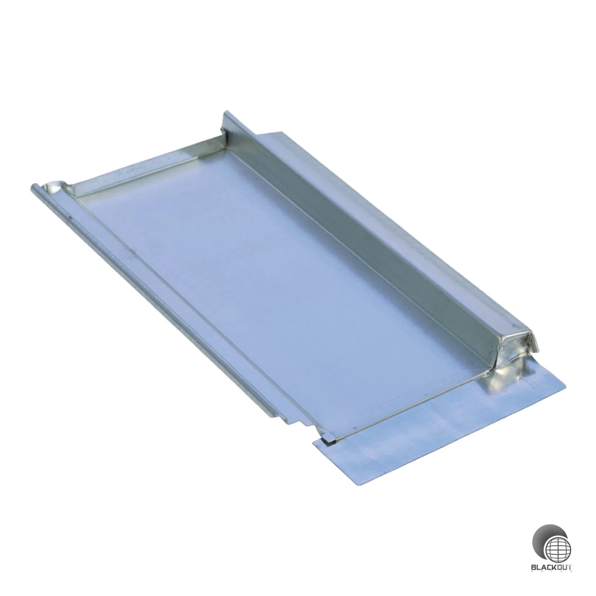 Verzinkte Metallersatzplatte für Tonziegel – schafft eine solide Basis für Dachdurchführungen und PV-Befestigungselemente auf Tondächern. Kompatibel mit 15 gängigen Ziegeltypen führender Hersteller.