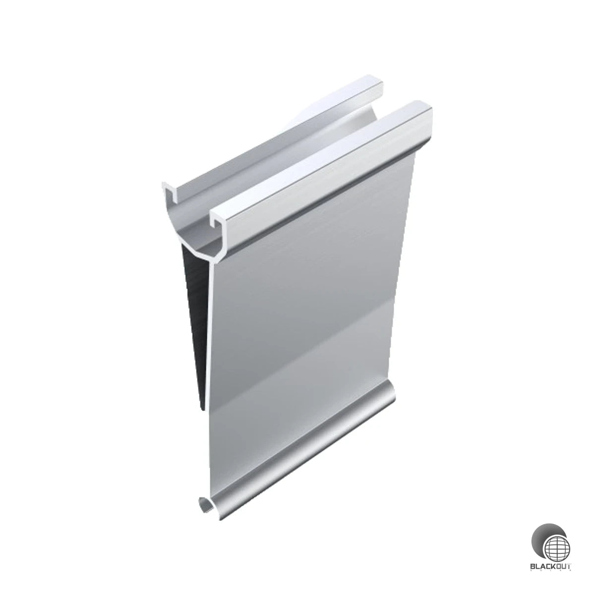 Der Aerocompact PM Neigungsadapter hinten 100 mm ermöglicht eine präzise Zusatz-Aufständerung von 5° bis 7° auf Schrägdächern und ist passgenau auf das CompactMETAL-System abgestimmt.