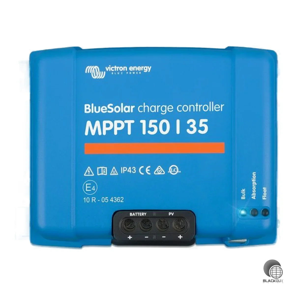 MPPT-Solarladeregler von Victron Energy mit 35 A Ladestrom und 150 V max. PV-Spannung für 12/24/36/48-V-Batteriesysteme. Ultraniedriger Eigenverbrauch und VE.direct-Schnittstelle für flexible Inselanlagen.