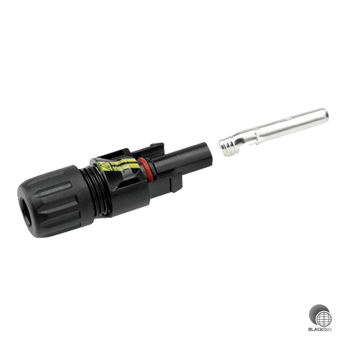 MC4-kompatibler Buchsen-Steckverbinder von Cimco für alle gängigen Solarkabel von 2,5 bis 6 mm² – TÜV-zertifiziert, IP68-geschützt und bis 1.000 V einsetzbar.