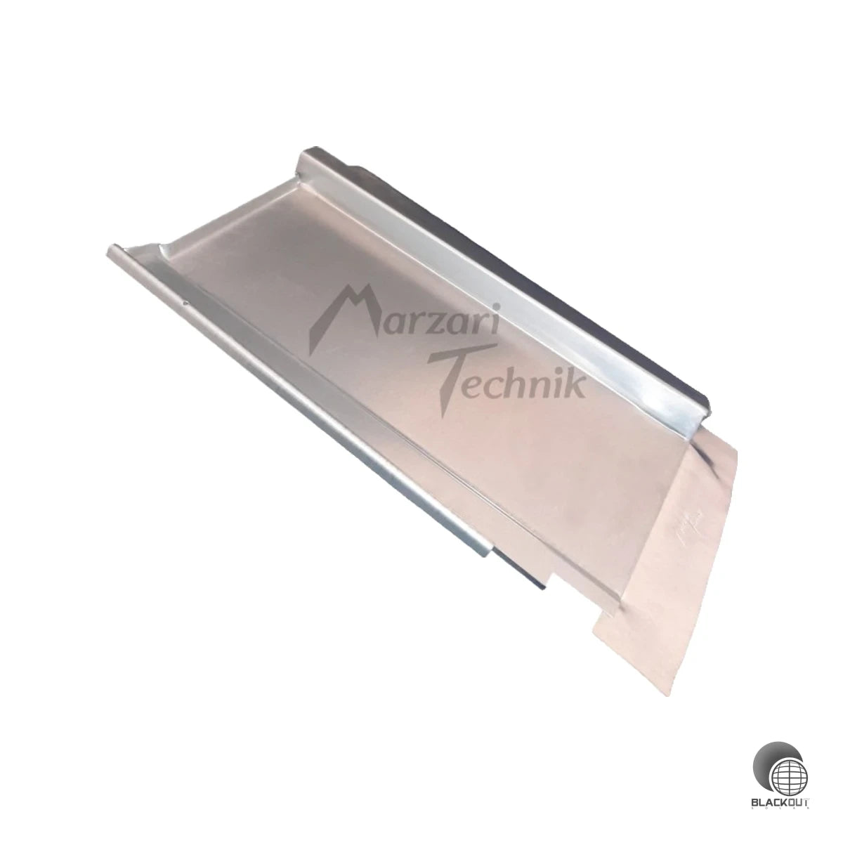 Verzinkte Metalldachplatte für die sichere Dachhakenmontage auf kompatiblen Ziegeltypen wie Alegra, Areal und Universo 10 — passgenau und dauerhaft korrosionsgeschützt.
