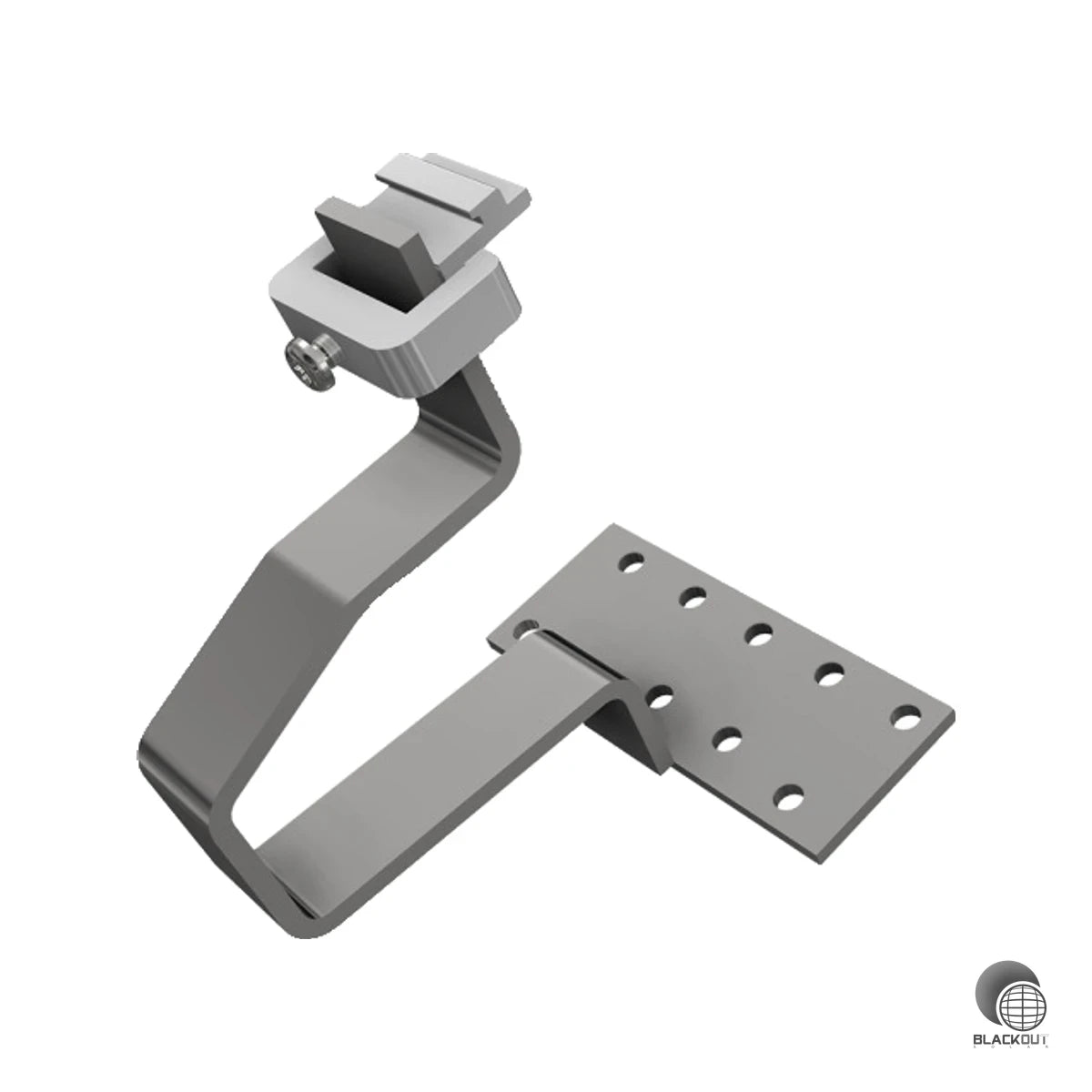 Zuverlässiger Edelstahl-Dachhaken für 45 mm Dachlattenhöhe — passend für alle gängigen Ziegeldächer und alle Schneelastzonen in Österreich und Deutschland.