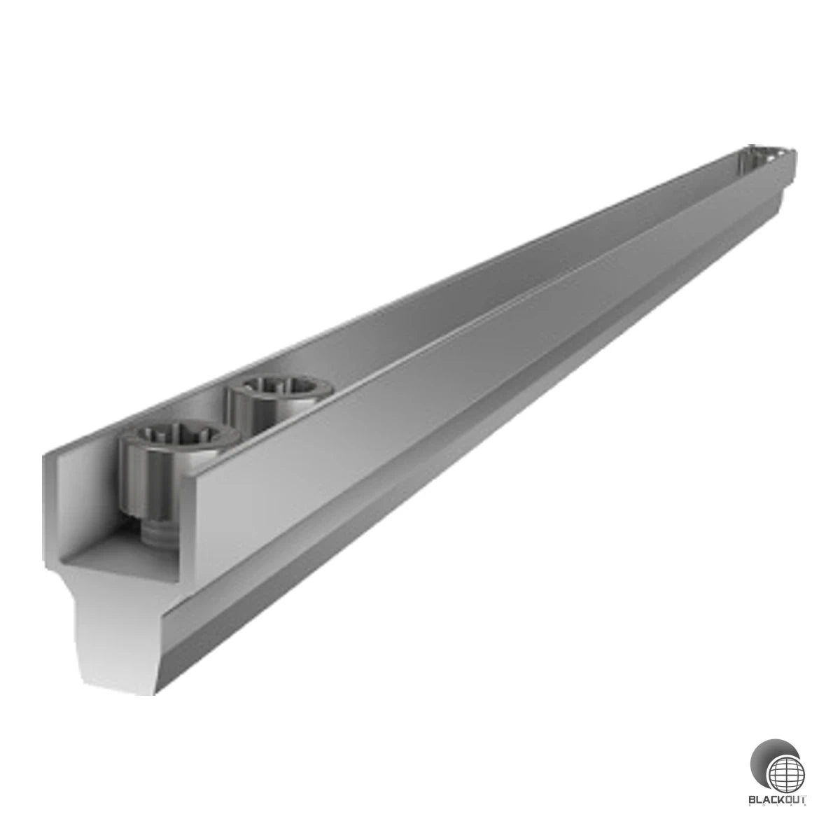 Verbindungskomponente für die optionale Viertelpunktklemmung im SL Rack FLA-System Generation 2.0 – kompatibel mit allen Modulgrößen und montierbar mit nur einem Werkzeug.