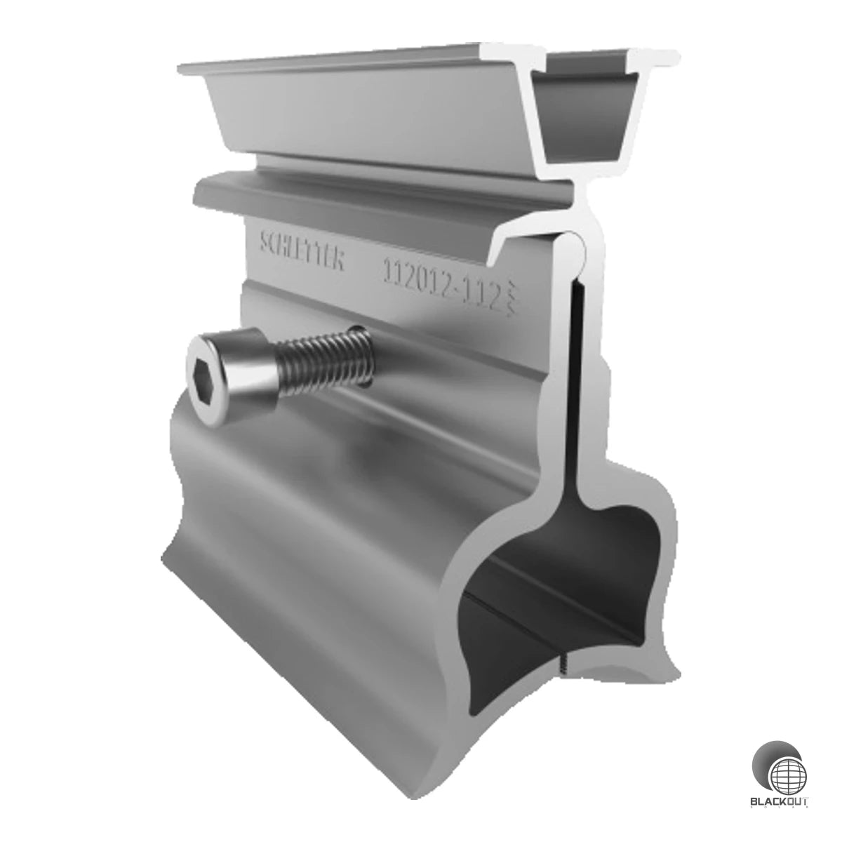 Universelle Aluminium-Falzklemme für die durchdringungsfreie Montage von PV-Modulen auf Stehfalzblechen. Geeignet für Schräg- und Flachdächer, ausschließlich in Kombination mit ProLine Modulklemmen einsetzbar.