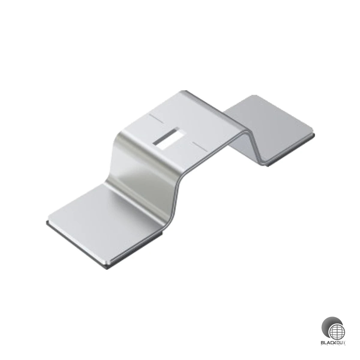 Aluminium-Vorderstütze für Aerocompact S05-Montagesysteme auf Flachdächern — ausgelegt für Neigungswinkel 5° und hohe Schneelasten bis 4,4 kN/m².
