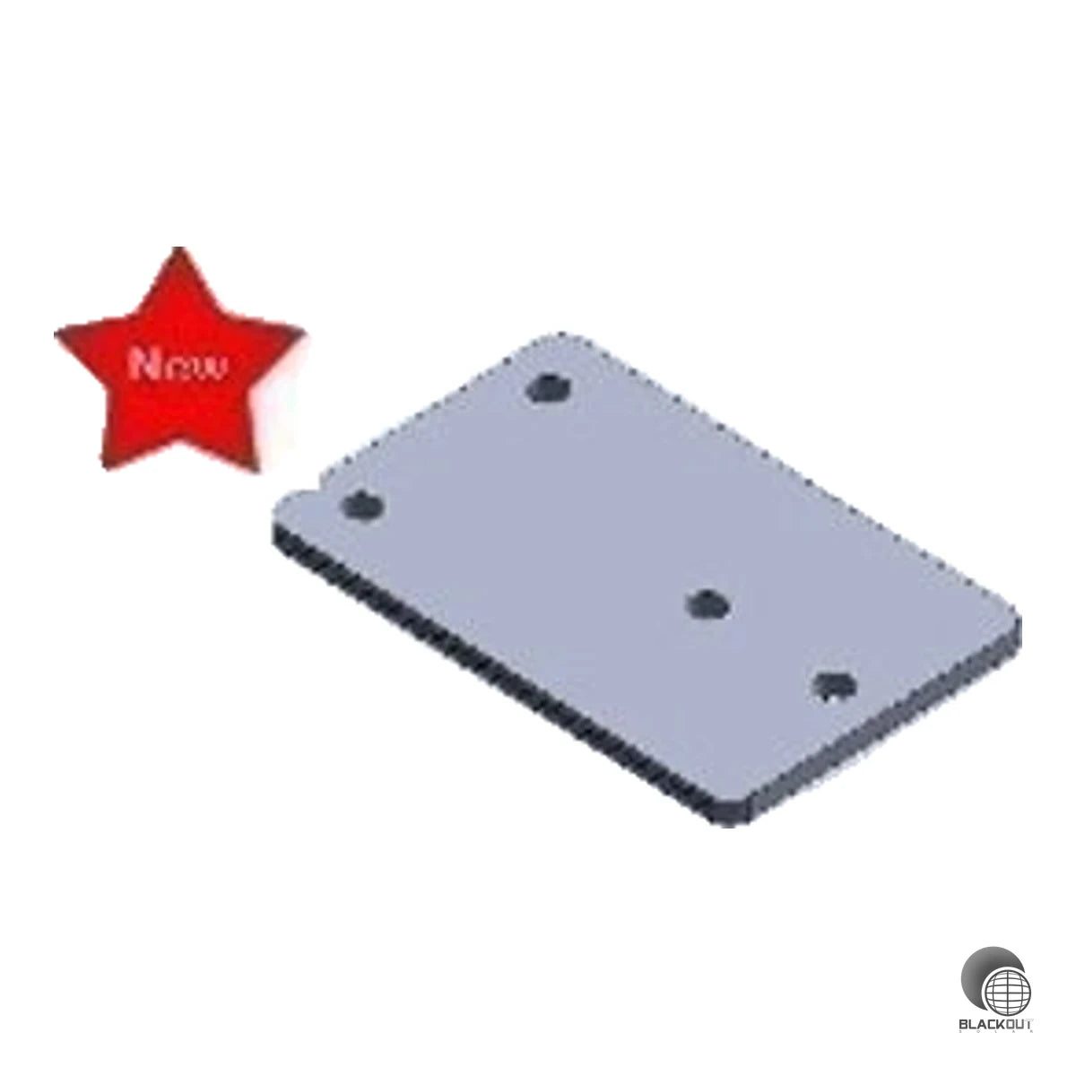 Aluminium-Kreuzverbundplatte für zwei SN2 Schienen – schafft die ideale Basis für eine geordnete Kabelführung mittels Kabelkanal im Aerocompact SN-Montagesystem.