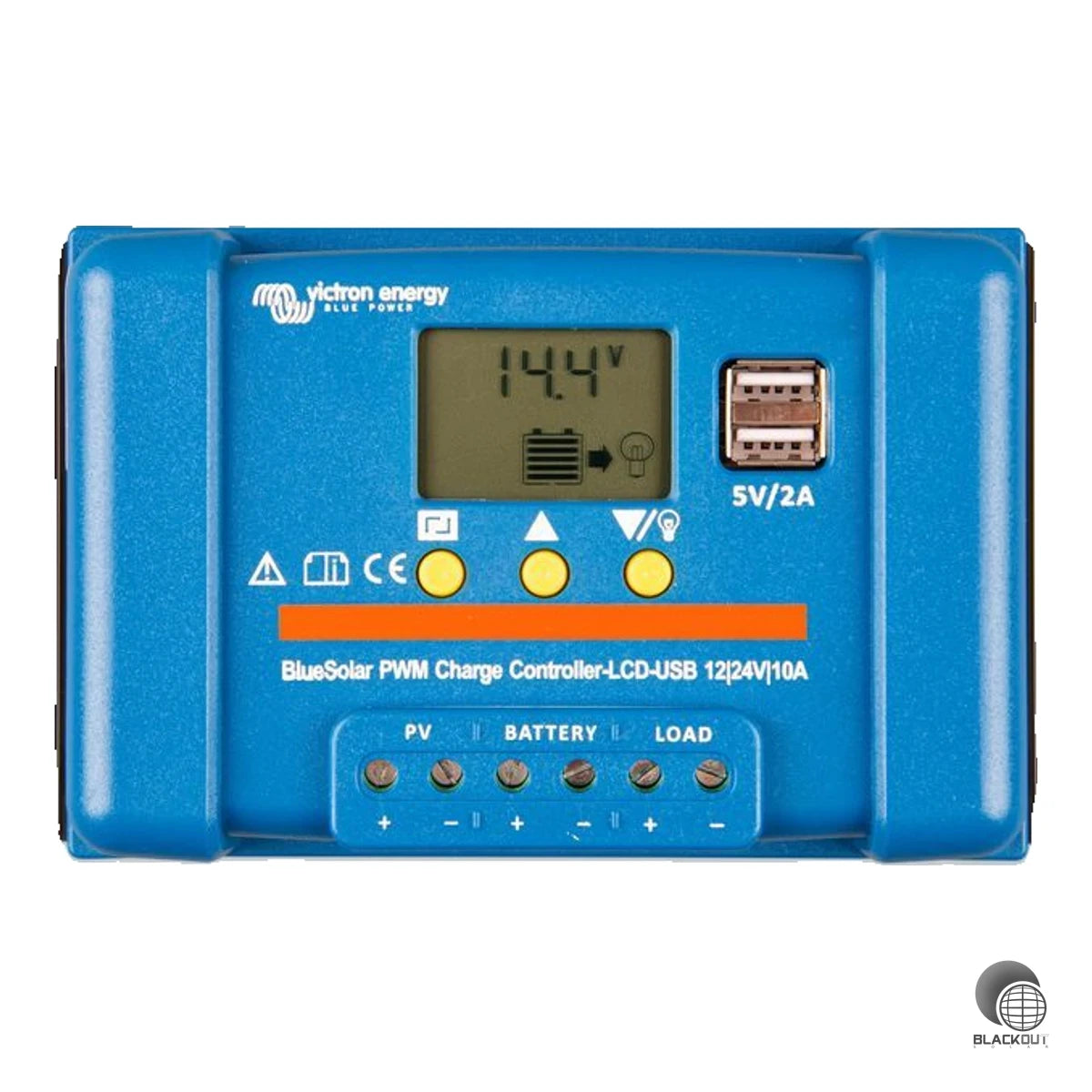 PWM-Solarladeregler mit LCD-Display und zwei USB-Ausgängen für 12/24V-Inselsysteme bis 30 A. Vorprogrammierte Ladealgorithmen für AGM, GEL, Flüssigelektrolyt- und LiFePO4-Batterien.