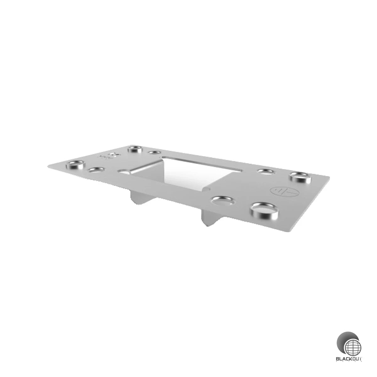 Zuverlässiger Erdungsverbinder aus rostfreiem Stahl für die fachgerechte Modulerdung in PV-Anlagen. Nicht für Laminatklemmen geeignet.