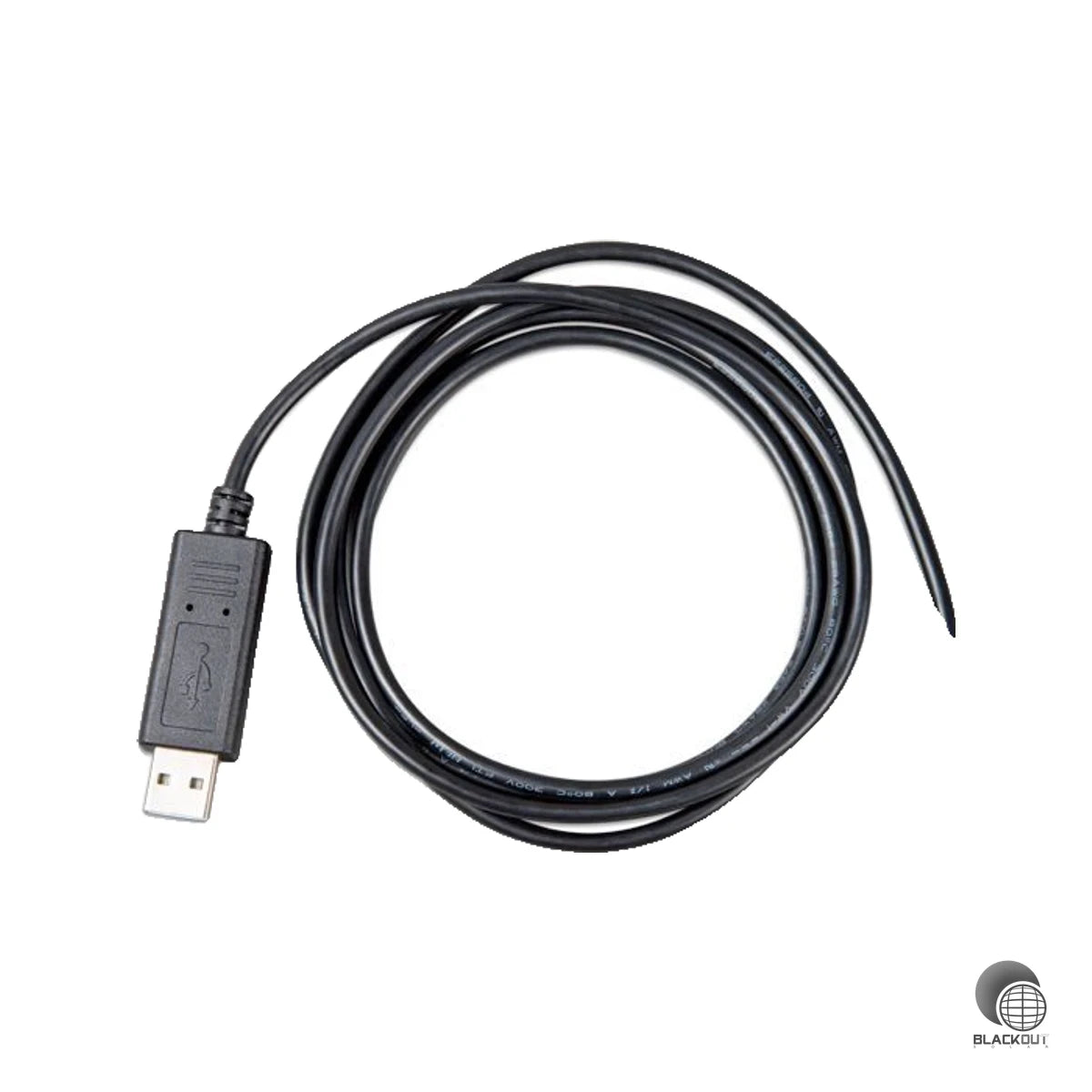 Verbindungskabel zur direkten Anbindung des BlueSolar PWM-Pro Ladereglers an einen PC – für einfache Konfiguration und Überwachung per Software.