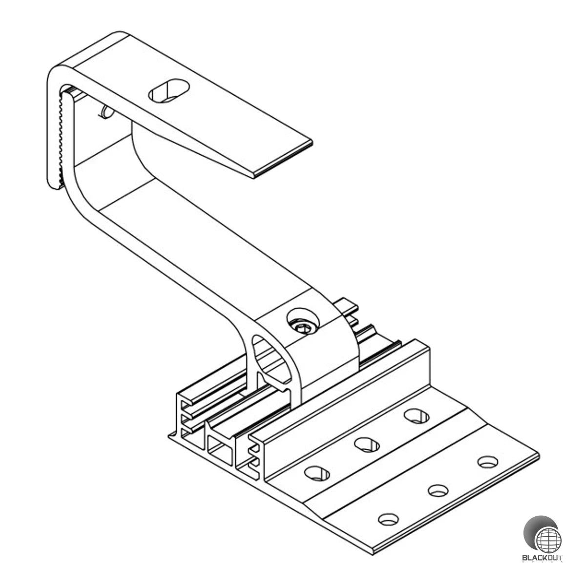 K2 Systems SolidHook 4S+ Dachhaken für Schrägdach
