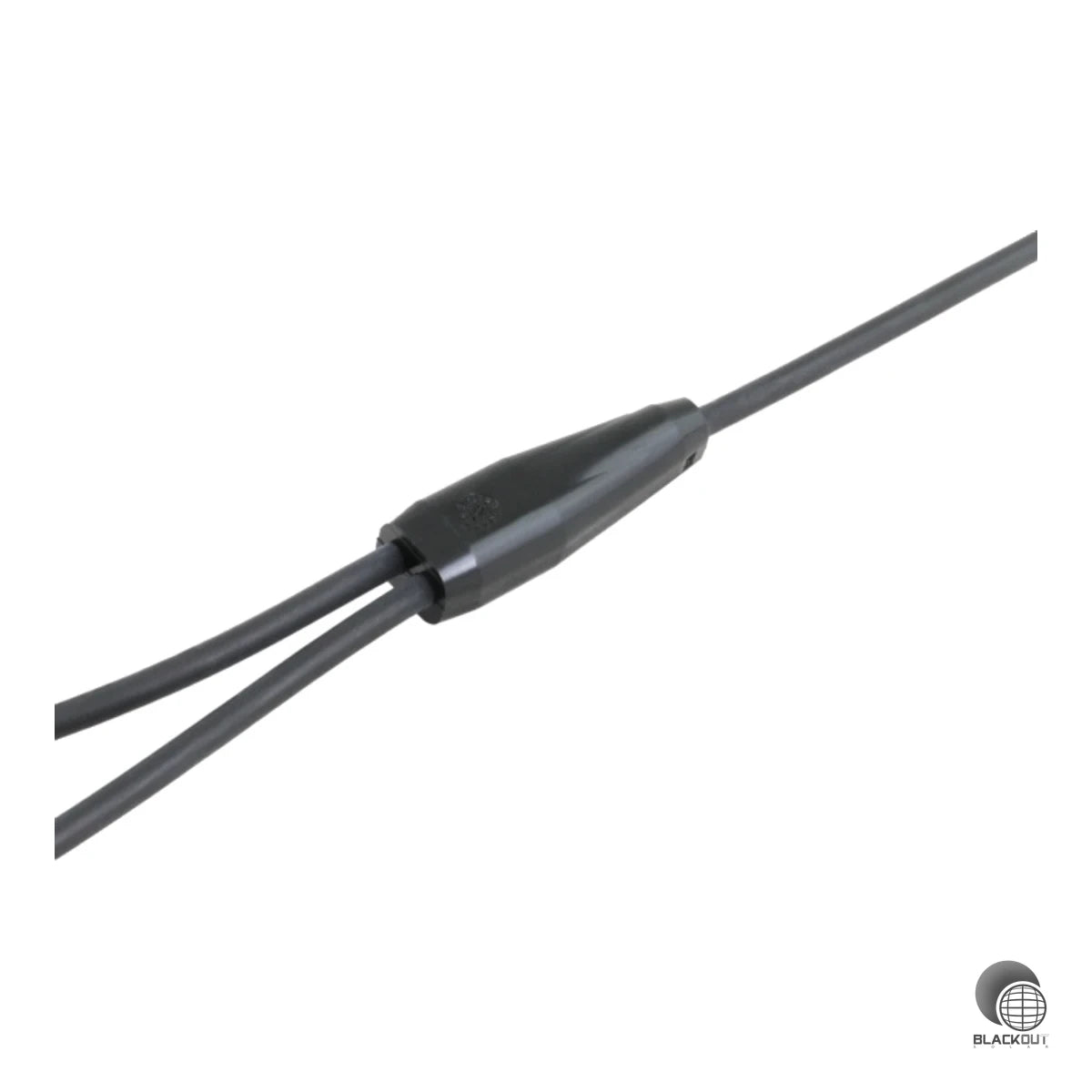 Vorkonfektionierte PV-Anschlussleitung für den DEHNcube in Ausführung Y. Kupferleitung mit 6 mm² Querschnitt und 3x 1000 mm Länge zum Anschluss einer Stringleitung.