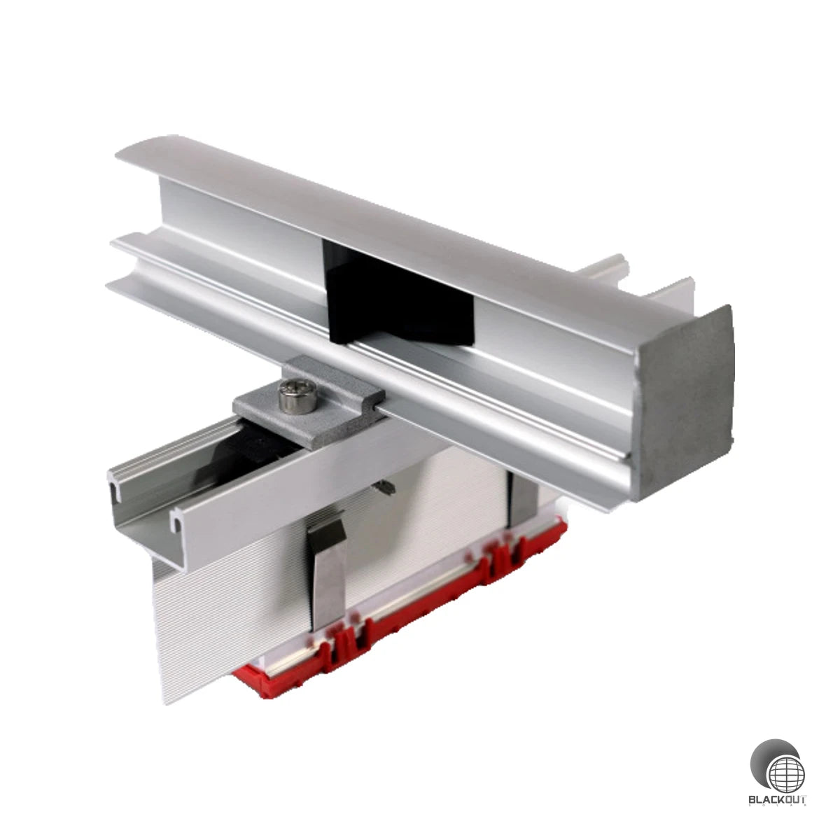 Ausstellungsstück des K2 WallPV FacadeRail Systems zur Ansicht und Präsentation des Fassaden-Montagesystems für Photovoltaik-Anlagen.