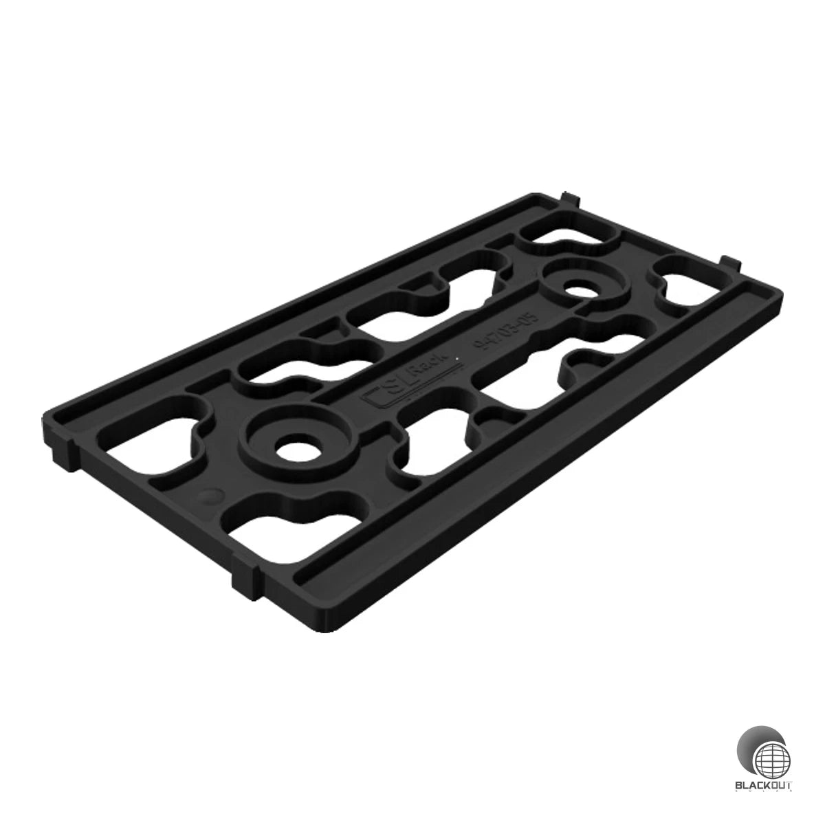 Flexible Unterlegplatte für SL Rack Dachhaken in Aluminium und Edelstahl — gleicht Unebenheiten am Sparren zuverlässig aus und sorgt für einen sicheren Sitz bei der Schrägdachmontage.
