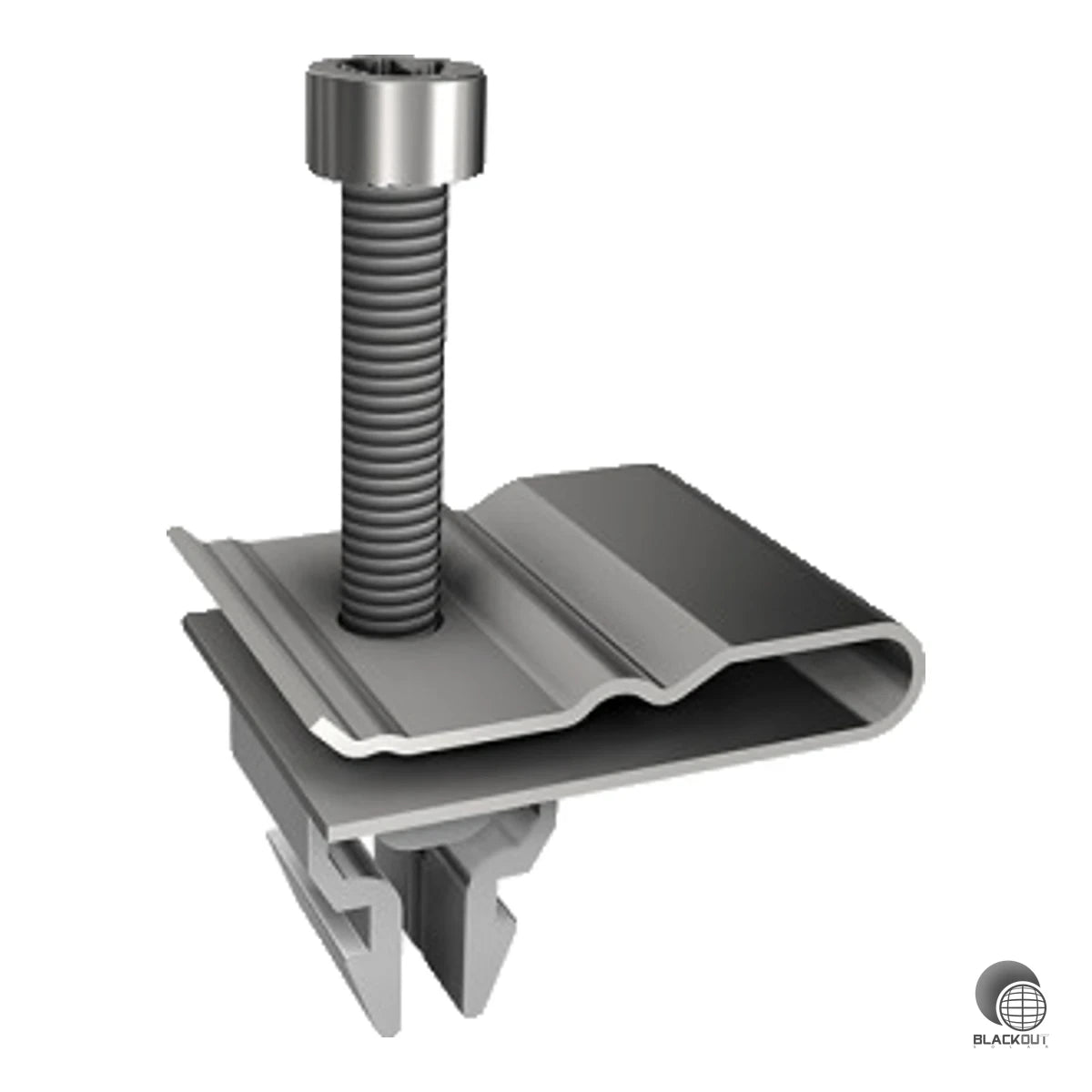 Universelle Potentialausgleichsklemme für alle SL Rack RAIL-Profile — passt direkt in den oberen Kanal und ermöglicht normgerechte Erdungsanschlüsse für Kabelquerschnitte von 10 bis 25 mm².