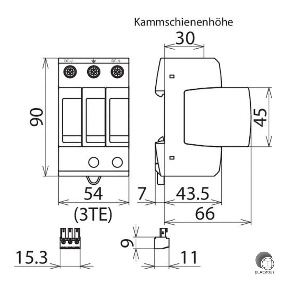 DEHN DEHNguard M YPV SCI 1200 FM Überspannungsschutz Typ 2