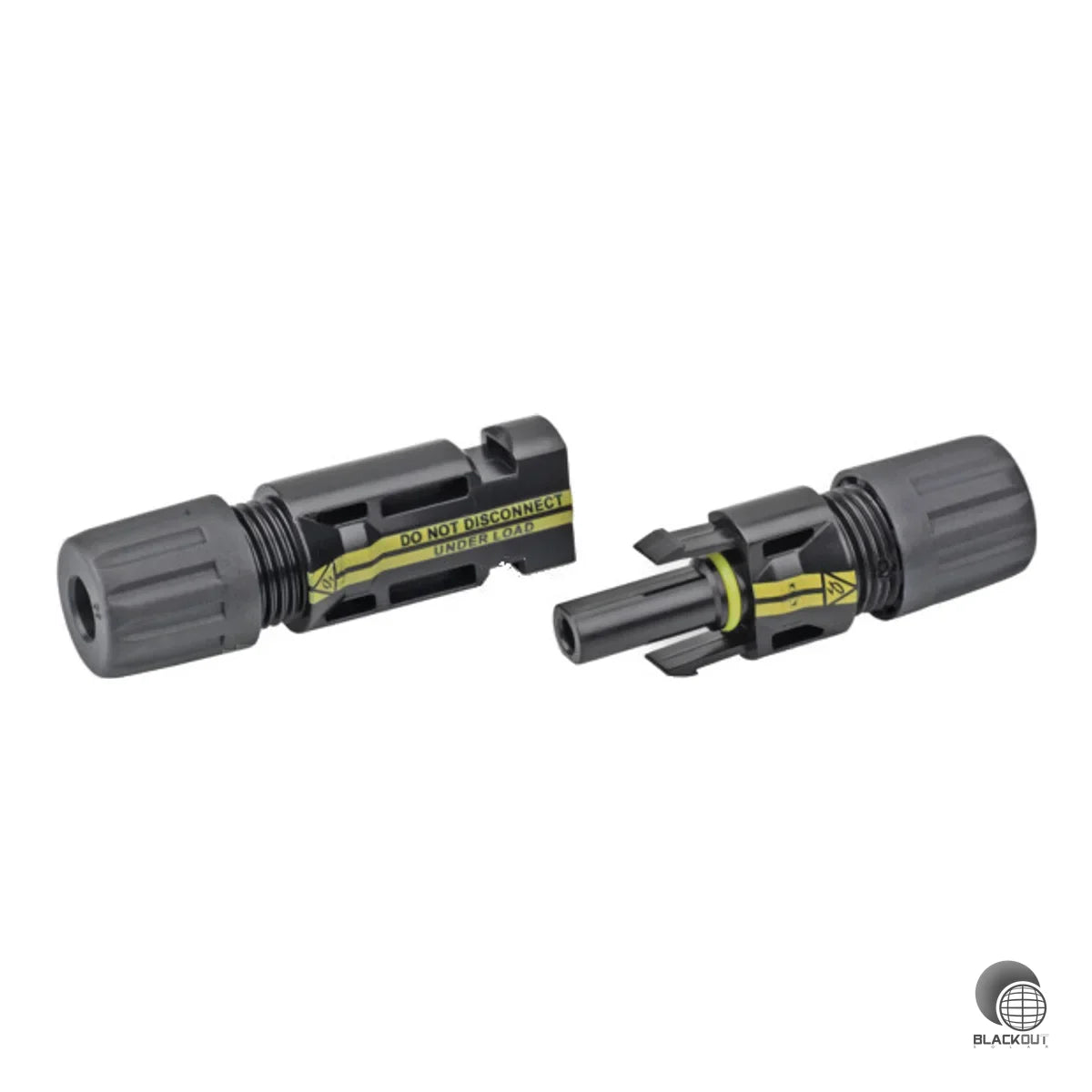MC4-kompatibles Steckverbinder-Set (Stecker + Buchse) für Solarkabel von 2,5 bis 6 mm² — spart Zeit bei der PV-Installation dank einfachem Crimpsystem.