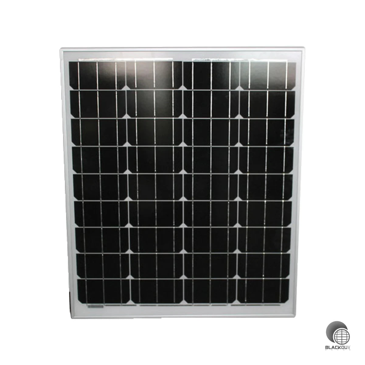 Robustes 80-Watt-Solarmodul für professionelle 12-V-Anwendungen – mit anodisiertem Doppelwandrahmen und witterungsbeständiger IP65-Anschlussdose für dauerhaften Einsatz im Außenbereich.