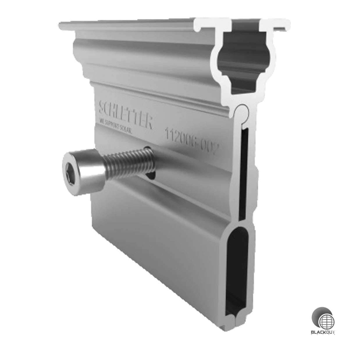 Aluminium-Falzklemme zur durchdringungsfreien Befestigung von PV-Modulen auf Stehfalzdächern. Kompatibel mit Fischer KlipTec und ähnlichen Systemen – inklusive Befestigungsmaterial.