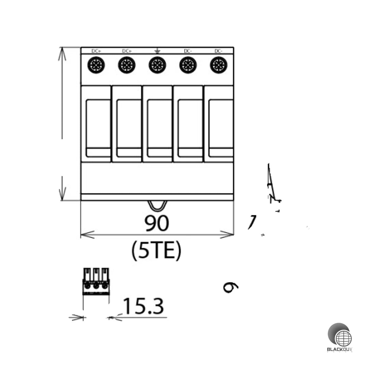 DEHN DEHNguard M PV2 SCI 1000 FM Überspannungsableiter Typ 2