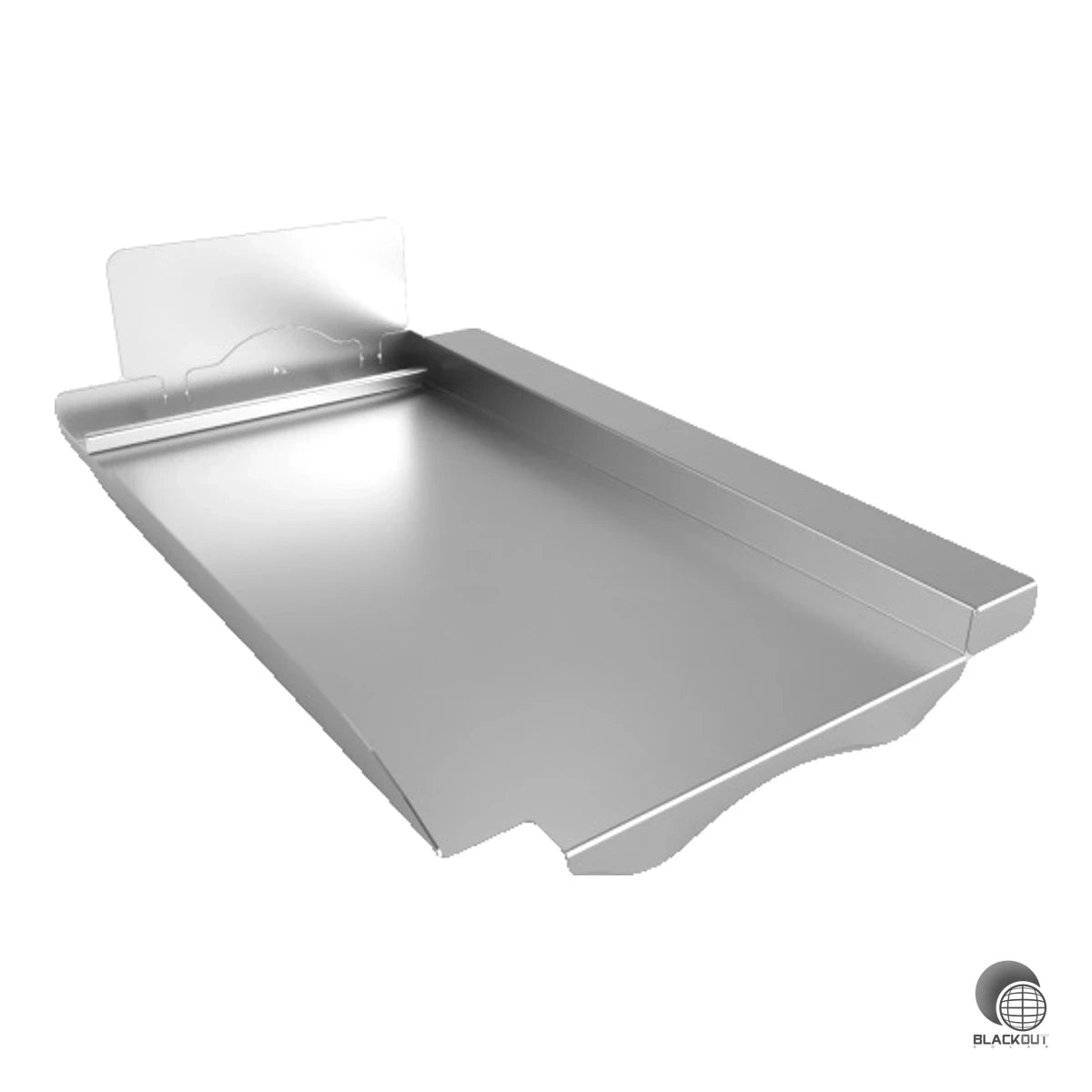 Aluminium-Blechersatzziegel speziell für Erlus-Forma-Dachziegel – ersetzt einen vollständigen Ziegel und schafft die Grundlage für eine sichere PV-Dachhaken-Montage, auch in Gebieten mit hohen Schneelasten.